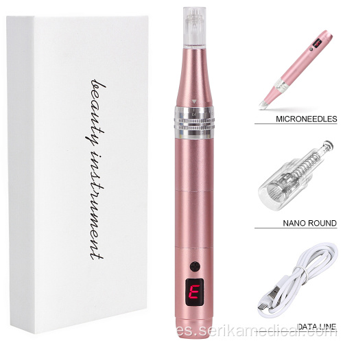 Pluma de micereledling profesional eléctrico rosa